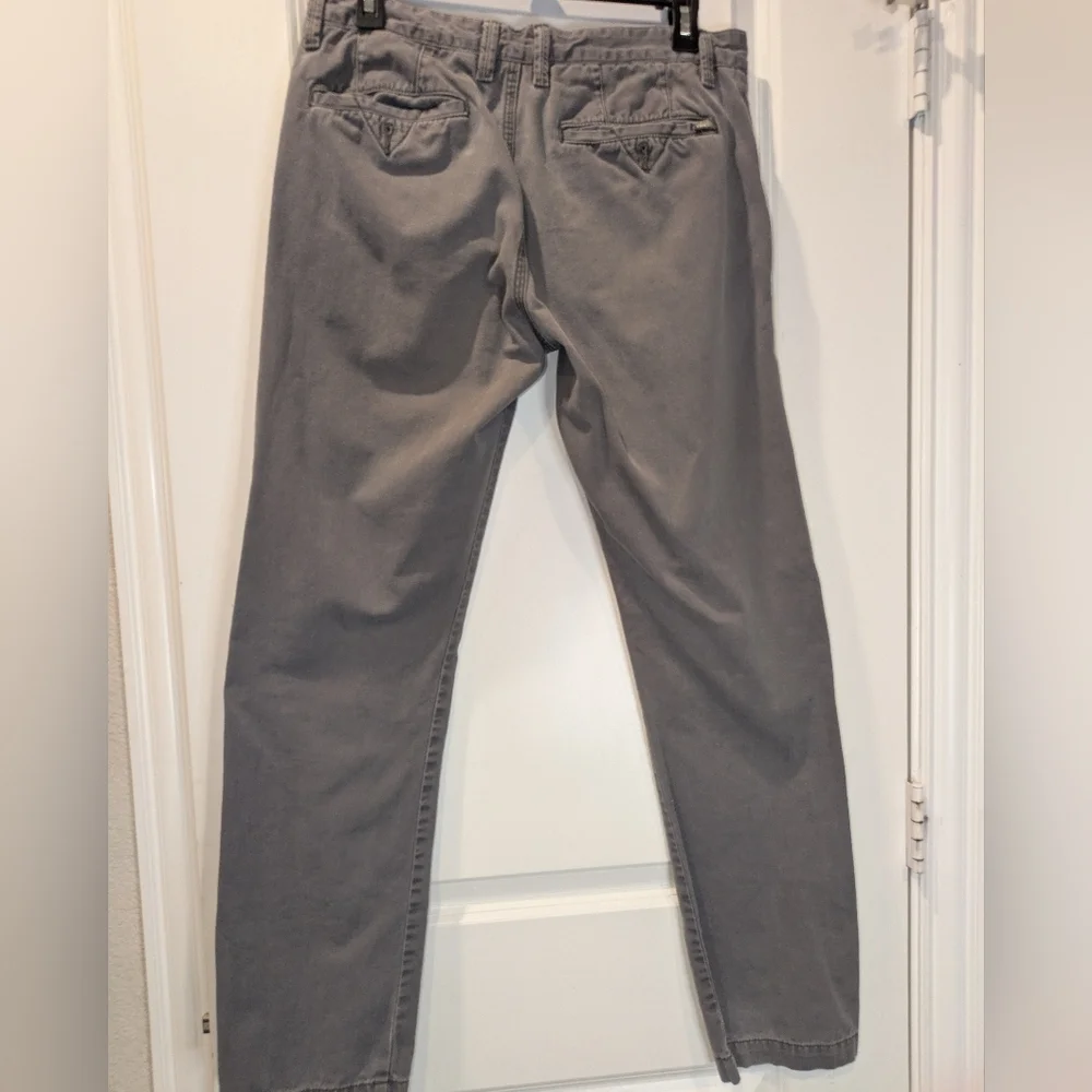 Vans Off The Wall Men’s Gray Chino Pants Size 32x30 Skate Casual